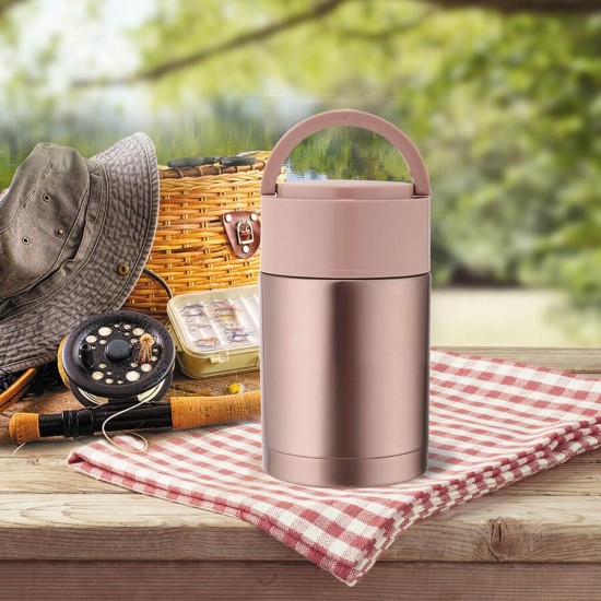 Dinner thermos Maestro MR-1636-60 600 ml, pink