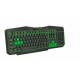 Esperanza EGK201G keyboard USB QWERTY UK English Black, Green