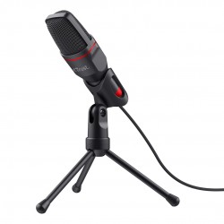 Trust GXT 212 Black, Red PC microphone