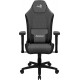 Aerocool CROWNASHBK, Ergonomic Gaming Chair, Adjustable Cushions, AeroWeave Technology, Black