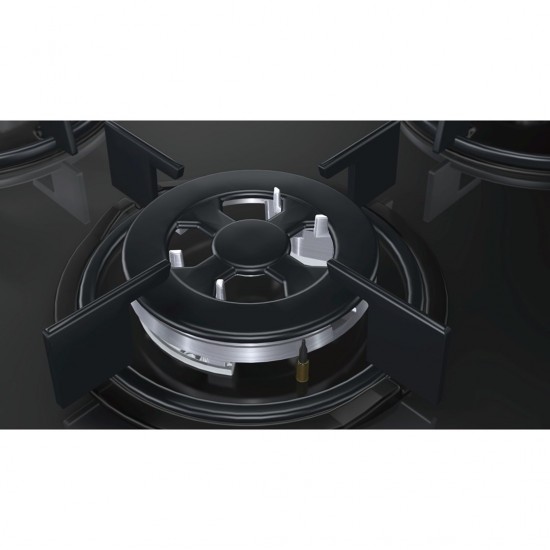 Bosch POH6B6B10 hob Black Built-in Gas 4 zone(s)