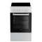 Beko FSS57000GW cooker Freestanding cooker Ceramic Black, White A