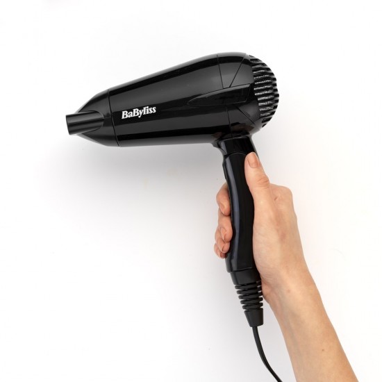 BaByliss  5344E  Travel Dry 2000 2000 W Black