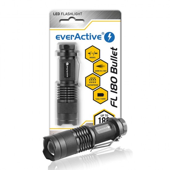 LED handheld flashlight everActive FL-180 