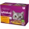 WHISKAS sachet jelly poultry, duck, turkey, chicken - wet cat food - 12x85 g