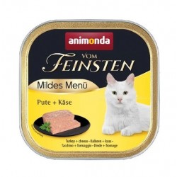 ANIMONDA vom Feinsten Mildes Menu Turkey with cheese - wet cat food - 100g