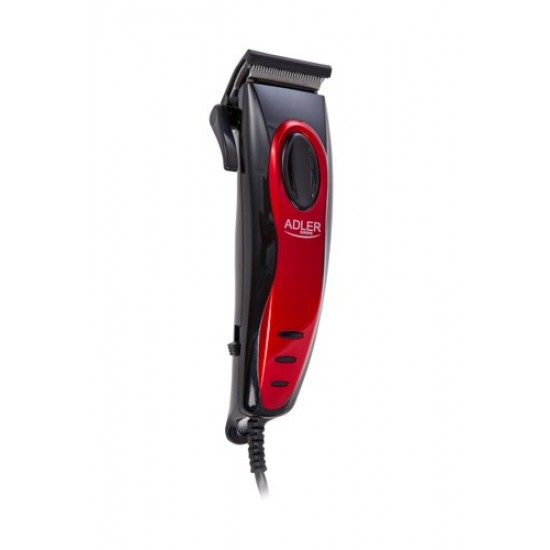 Adler AD 2825 hair trimmers/clipper Black, Red