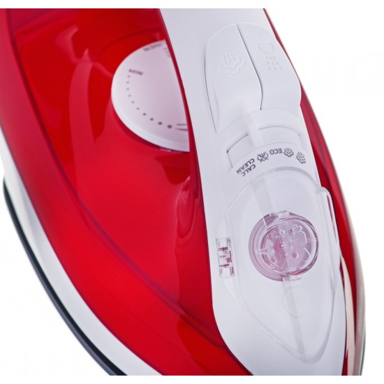 Philips EasySpeed GC1742/40 iron Dry & Steam iron Non-stick soleplate 2000 W Red, White