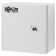 Tripp Lite SRIN4101010 SmartRack Outdoor Industrial Enclosure with Lock - NEMA 4, Surface Mount, Metal Construction, 10 x 10 x 10 in., Gray