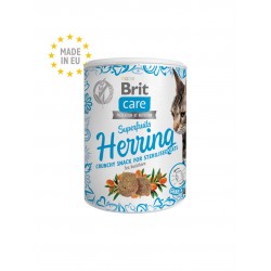 BRIT Care Cat Snack Superfruits Herring - cat treat - 100 g