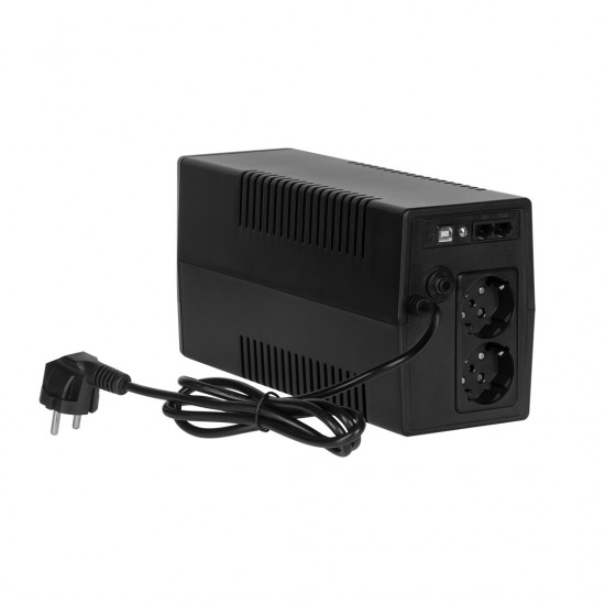 Rebel Nanopower Plus 650 UPS | Off-line | Sinusoida| 650VA | 360W  | LCD | USB