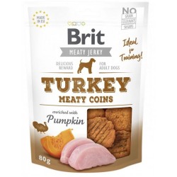 BRIT Meaty Jerky Meaty Coins Turkey - Dog treat - 200 g