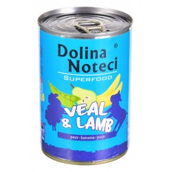 DOLINA NOTECI Superfood Veal with lamb - Wet dog food - 400 g