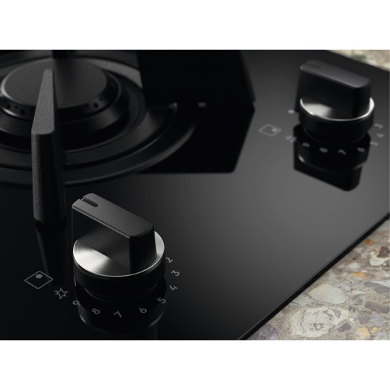 Induction-gas hob ELECTROLUX KDI641723K 800 Mixed 60 cm Black