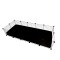 C&C modular cage 5x2 pig rabbit hedgehog black 180 x 75 x 37 cm