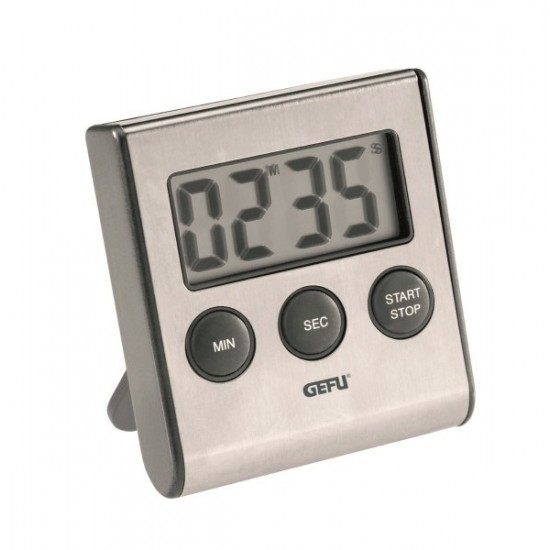 GEFU CONTARE Digital kitchen timer Black, Stainless steel