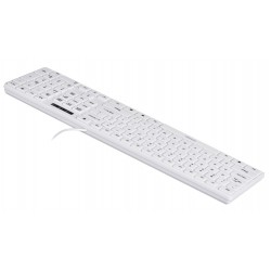 Activejet K-3066SW USB Wired Keyboard, White