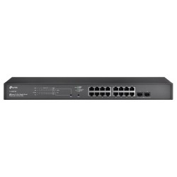 TP-Link JetStream 18-Port Gigabit Smart Switch with 16-Port PoE+