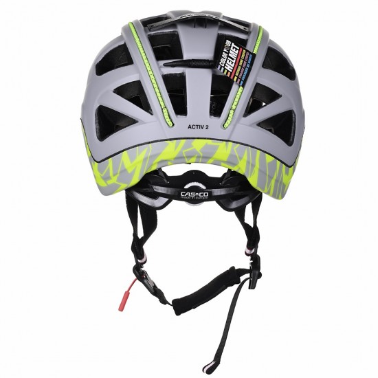 CASCO ACTIV 2 SILVER-NEON helmet M 56-58