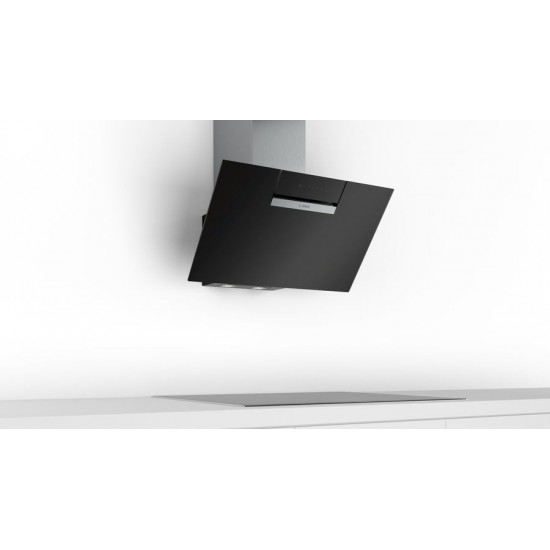 Bosch Serie 2 DWK87EM60 cooker hood Wall-mounted Black 669 m³/h B