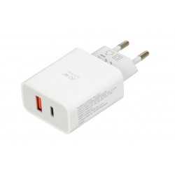 Wall charger iBOX C-36 GaN PD20W, white