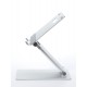 POUT Eyes3 Lift - Aluminium telescopic laptop stand, silver grey