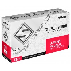 ASRock Radeon RX 7700 XT Steel Legend 12GB OC graphics card