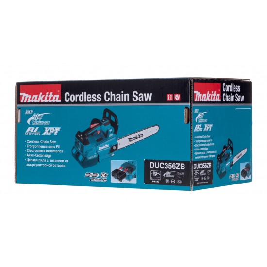 Makita DUC356ZB chainsaw Black, Blue