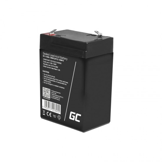 Green Cell AGM15 UPS battery Sealed Lead Acid (VRLA) 6 V 4 Ah