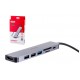 UNITEK HUB USB-C H1118A; USB-A x3, USB-C, HDMI, SD, microSD