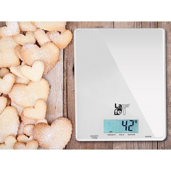 LAFE WKS001.5 kitchen scale Electronic kitchen scale  White,Countertop Rectangle