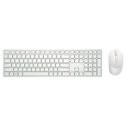 Dell KM5221W Wireless Mouse + Keyboard Set, white