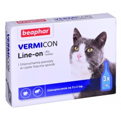 Beaphar parasite drops for cats - 3x 1ml