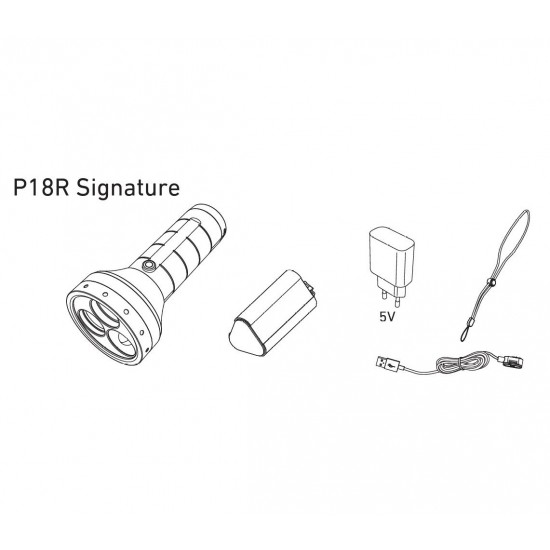 Ledlenser P18R Signature LED Flashlight