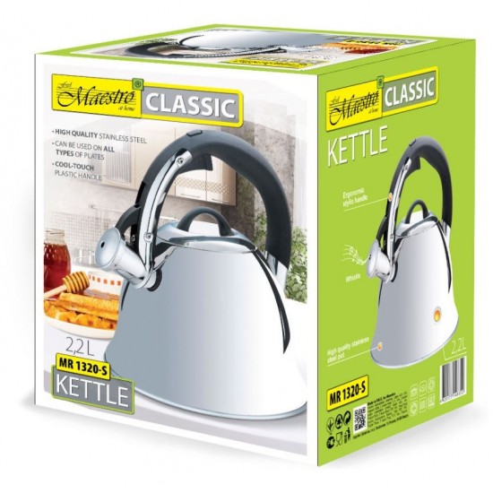 Non-electric kettle Maestro MR-1320-S Silver 2,2 L