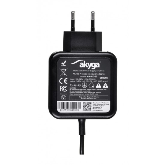 Akyga AK-ND-60 power adapter/inverter