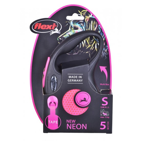 Flexi New Neon S 5 m Dog Retractable lead