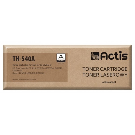 Actis TH-540A toner (replacement for HP 125A CB540A, Canon CRG-716B; Standard; 2400 pages; black)