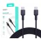 AUKEY CB-NCC1 USB-C Type-C Power Delivery PD 60W 3A 1m Nylon Black