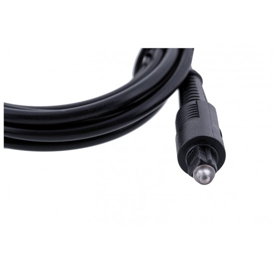 Gembird Toslink, 2m audio cable Black