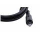 Gembird Toslink, 2m audio cable Black