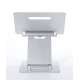 POUT Eyes3 Lift - Aluminium telescopic laptop stand, silver grey