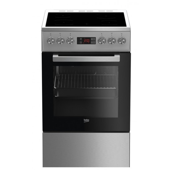 Beko FSM57300GX Freestanding cooker Ceramic Stainless steel A