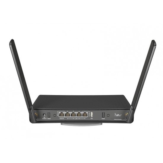 Mikrotik hAP ac³ wireless router Gigabit Ethernet Dual-band (2.4 GHz / 5 GHz) Black