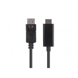 Lanberg CA-DPHD-11CC-0030-BK cable gender changer DisplayPort HDMI Black