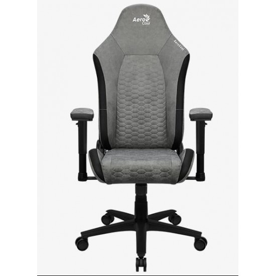 Aerocool Crown AeroSuede Universal gaming chair Padded seat Stone Grey