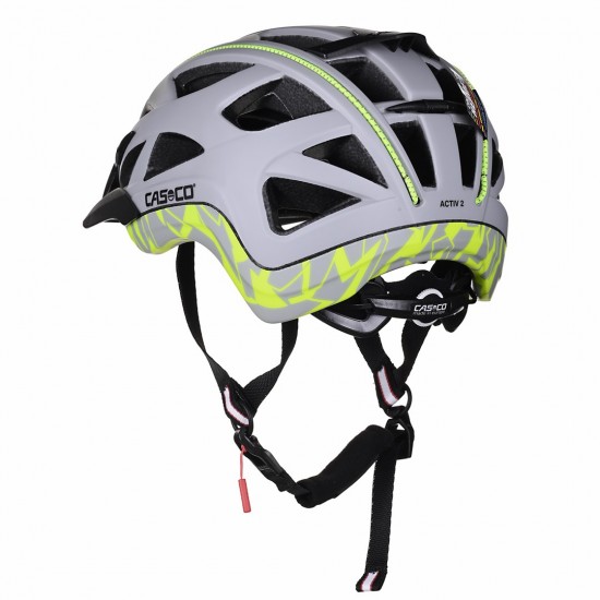 CASCO ACTIV 2 SILVER-NEON helmet M 56-58