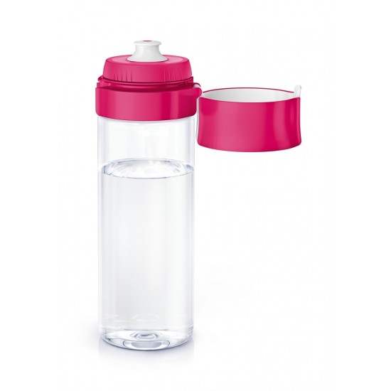 Filter Bottle Brita Fill&Go + 4 pc(s) filter cartridges (0,6l; pink)