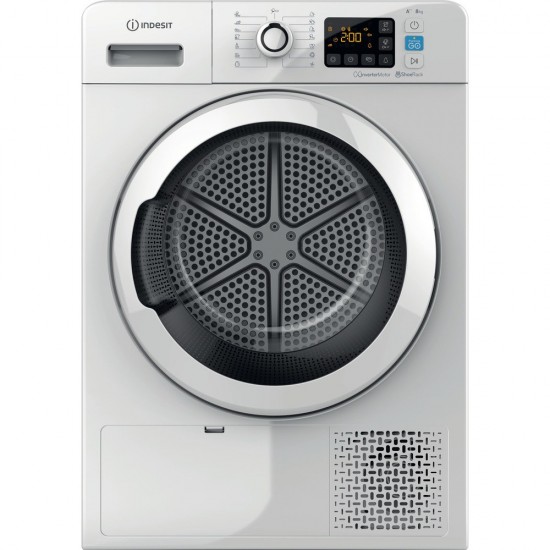 Indesit YT M11 82K RX EU tumble dryer Freestanding Front-load 8 kg A++ White