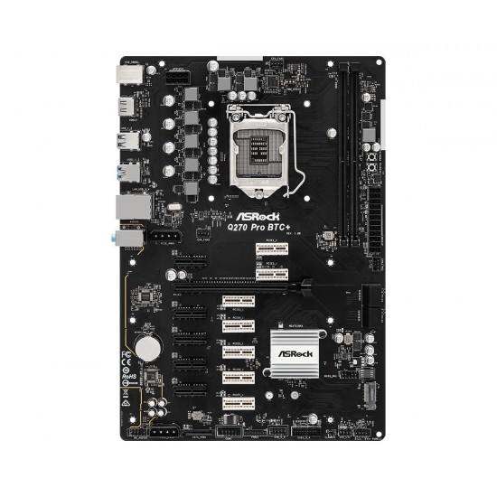 Asrock Q270 Pro BTC+ Intel® Q270 LGA 1151 (Socket H4) ATX